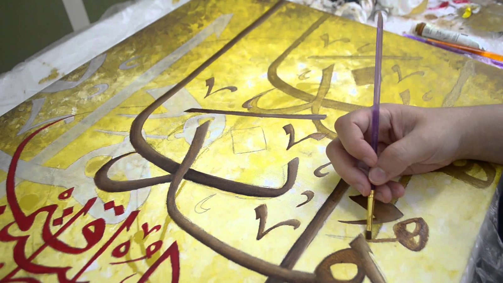 “سلام وجمال” معرض  للخط العربى ببيت السنارى
