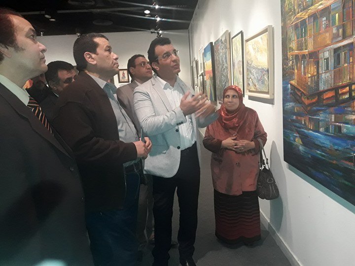 افتتاح معرض “فن وإبداع” بقاعة آدم حنين بالهناجر