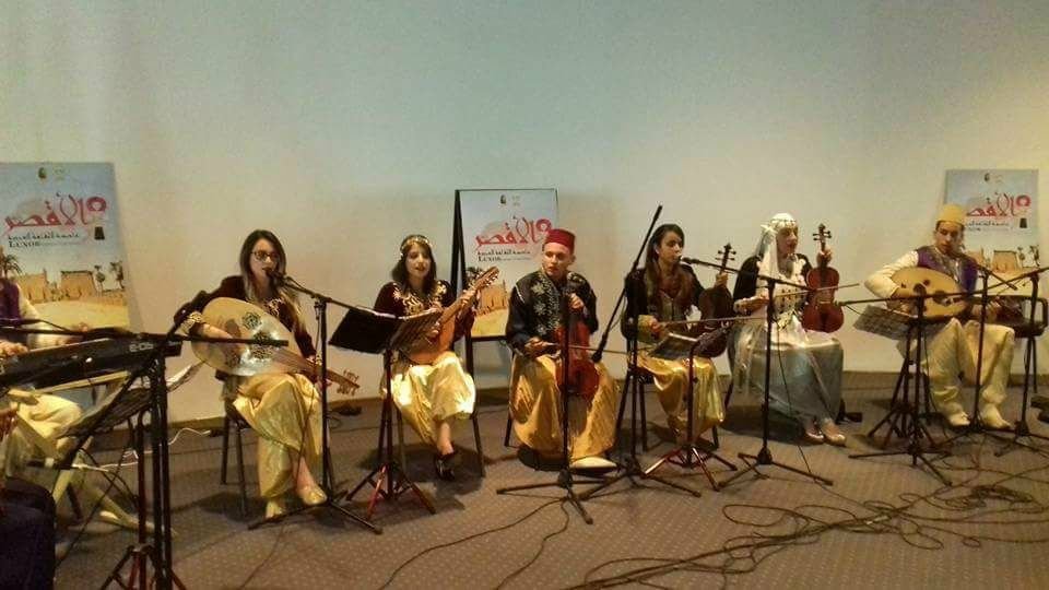 ابتهالات وأندلسيات ” دار الغرناطية ” الجزائرية تبهر الجمهور بالأقصر