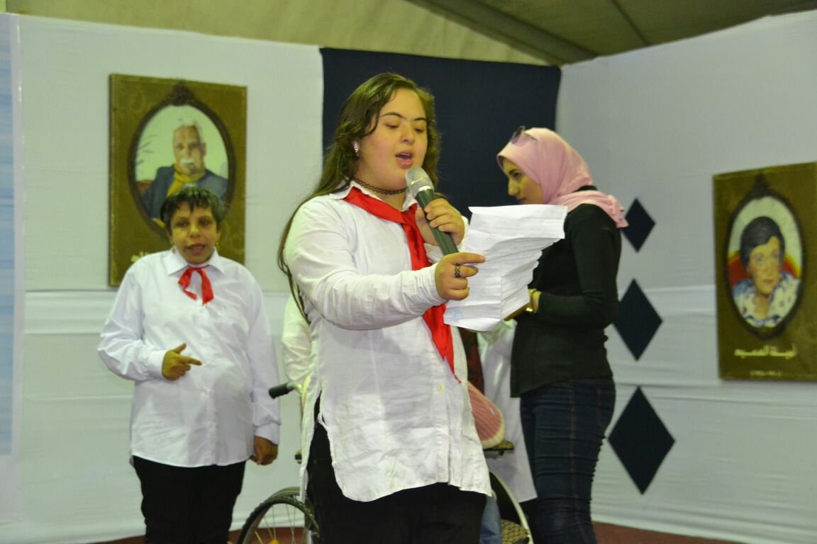 فقرات فنية لفريق “وى  كان” لذوى الاحتياجات الخاصة بمعرض كتاب الأسكندرية